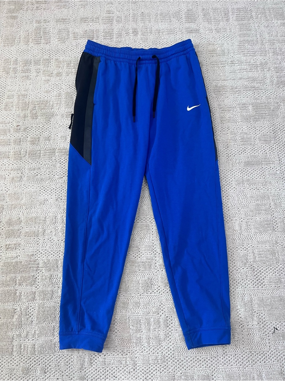 Nike Blue & Black Men's Athletic Joggers